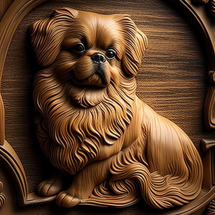 3D model Tibetan Spaniel dog (STL)